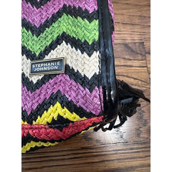 ๐ Stephanie Johnson ipad/tablet case holder multicolor chevron pattern - Picture 3 of 4